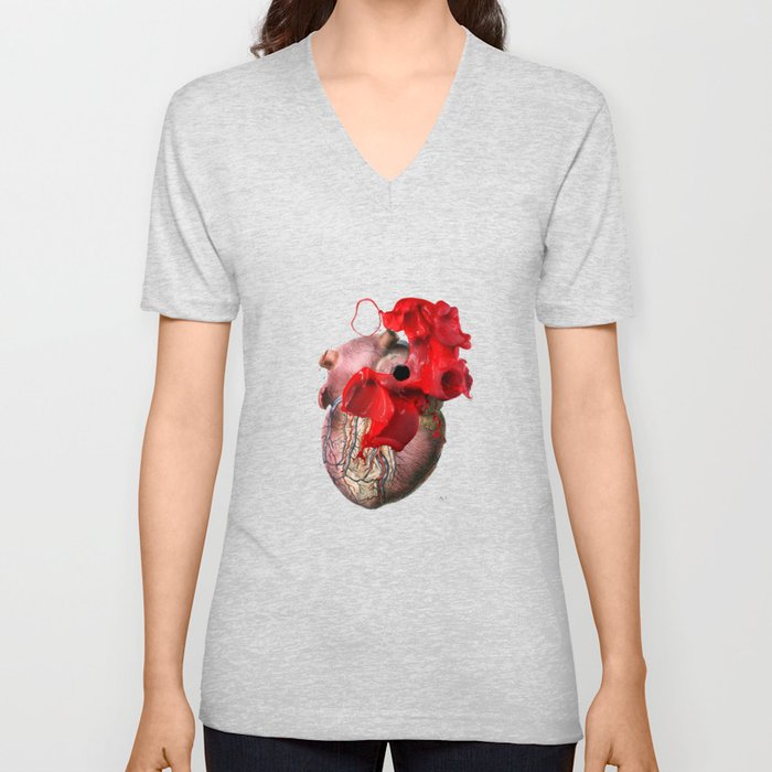 Broken Heart - Fig. 2 V Neck T Shirt