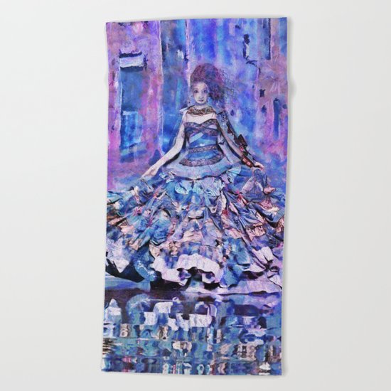 Vibrant mood Beach Towel