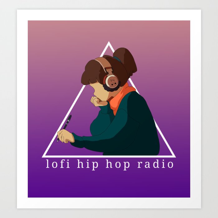 Lofi Hip Hop Radio Art Print by aesthetic | Society6