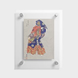 Actor in the Role of the Dragon God Kasuga Floating Acrylic Print