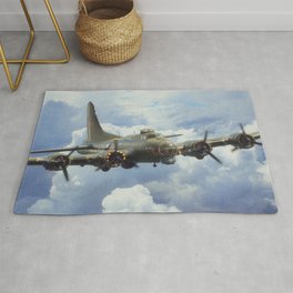 B17 Flying Fortress Area & Throw Rug