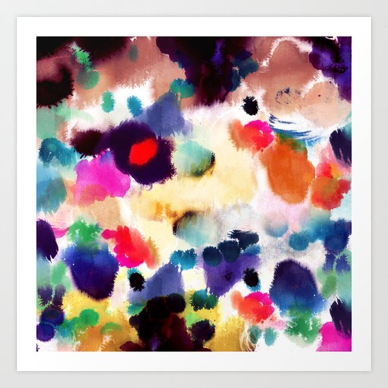 Ink Mix II Art Print