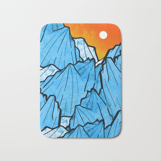 Rocky Peaks Bath Mat