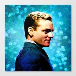James Cagney, blue screen Canvas Print