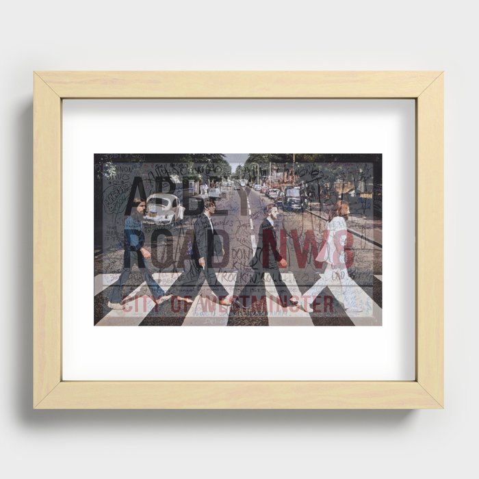 Abbey Road Recessed Framed Print