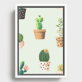 cactus Framed Canvas