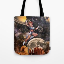 Space Cowgirl Tote Bag