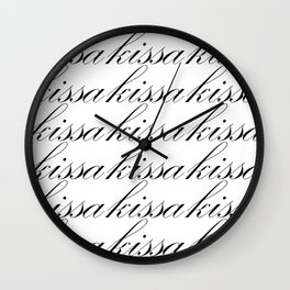 Kissa Wall Clock