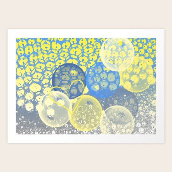 Bubble Art Print