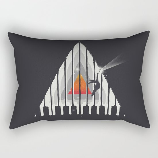 Cosmic Piano Rectangular Pillow