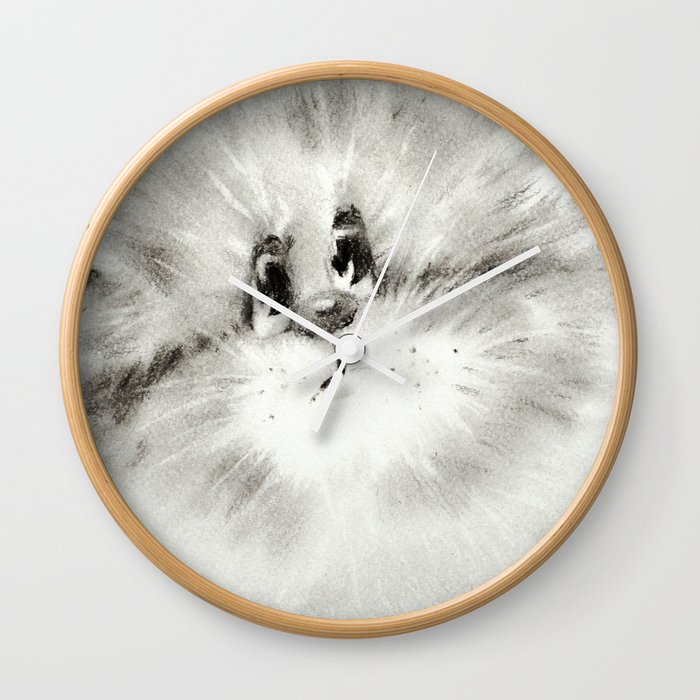 Surprised kitty Wall Clock