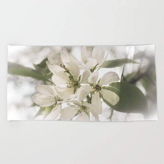 Apple blossoms Beach Towel