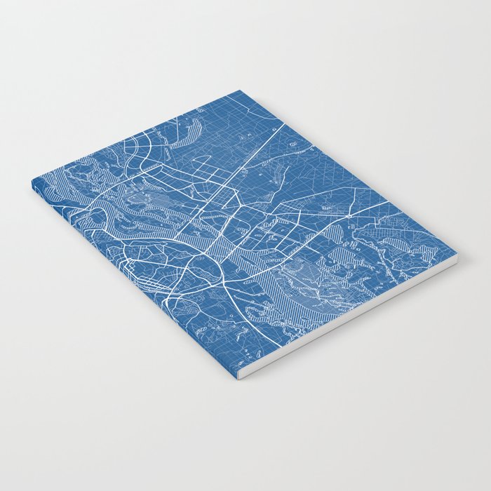 Kyiv City Map of Ukraine - Blueprint Notebook
