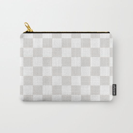 Checker (Platinum/White) Carry-All Pouch