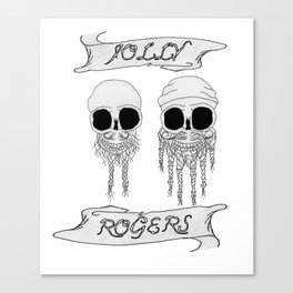 Jolly Rogers Official Crew Logo Canvas Print