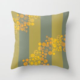 Magic marbles Throw Pillow