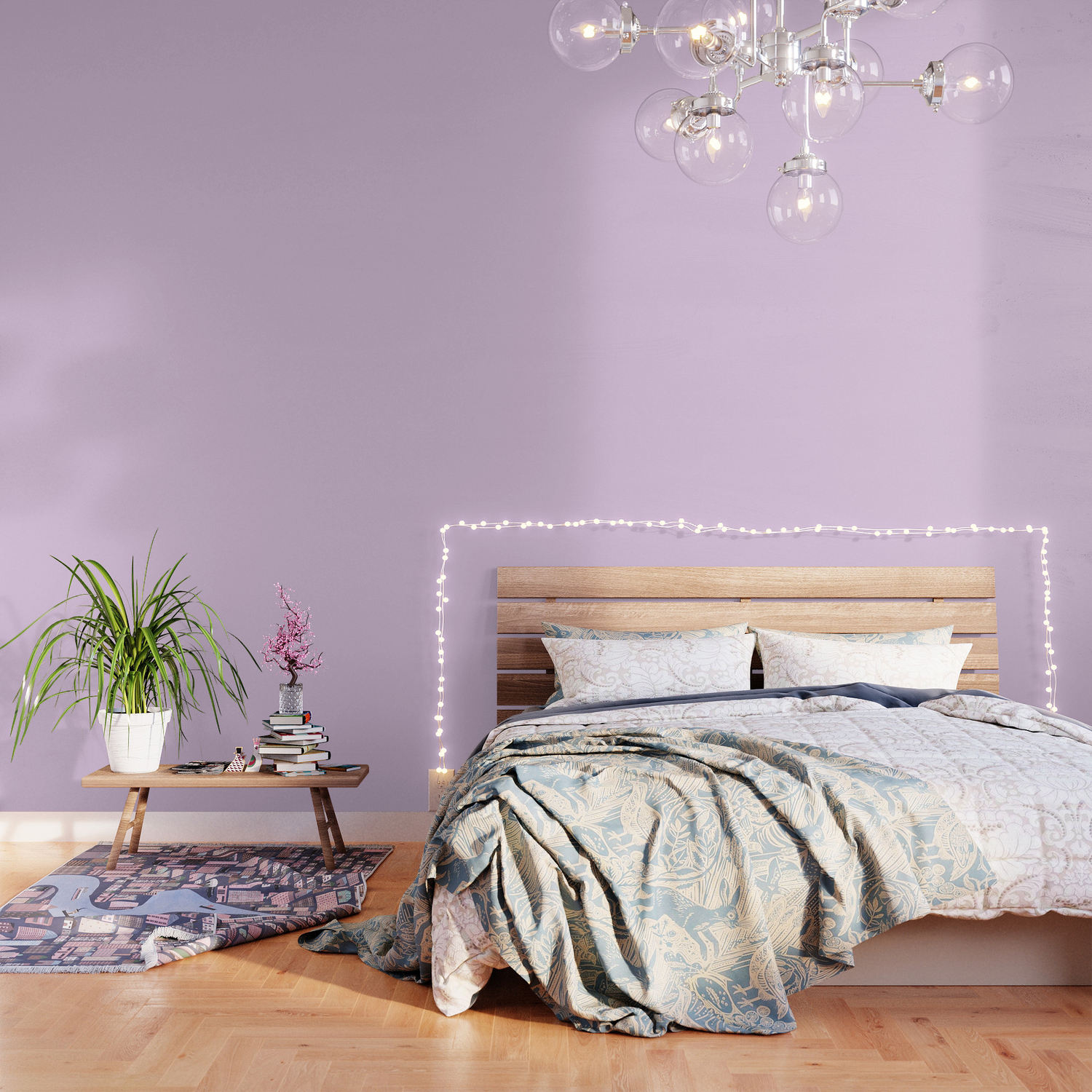 Pale Periwinkle Solid Color Wallpaper By Podartist Society6 *backgrounds are low resolution images and are to be used for placement only. society6