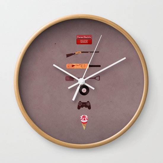 Shaun of the Dead Wall Clock