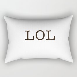 Minimal Laughter (Basic Edition) Rectangular Pillow