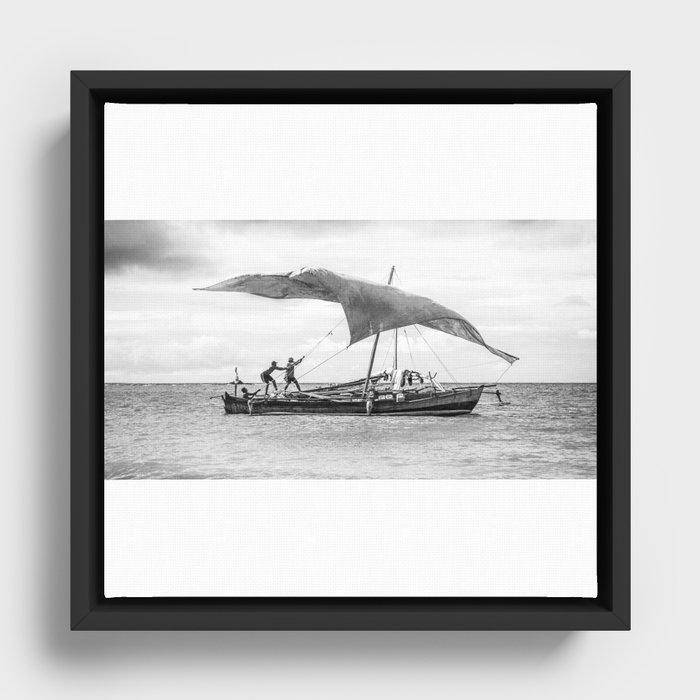 Sailing Framed Canvas