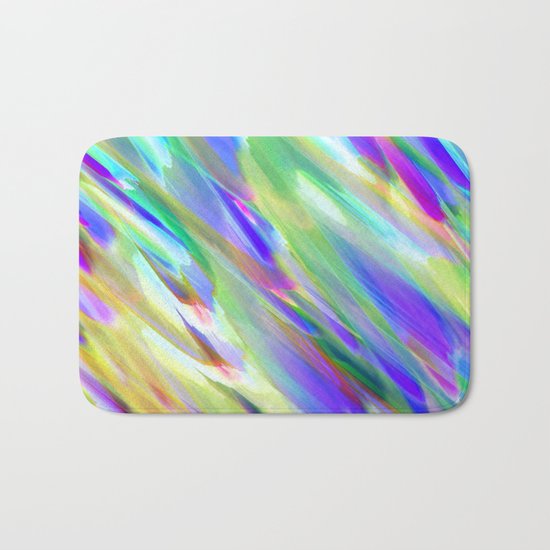 Colorful digital art splashing G401 Bath Mat