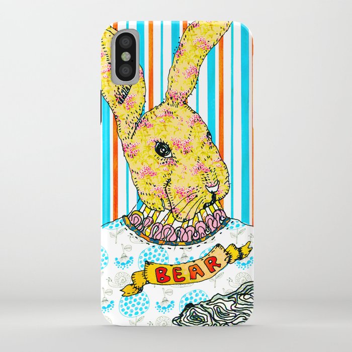 Rabbit and Bear iPhone Case