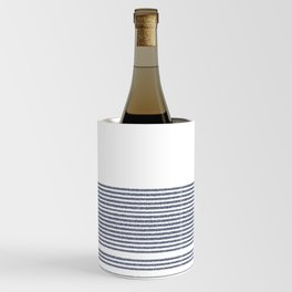 Organic Stripes in Navy Blue and White Wine Chiller