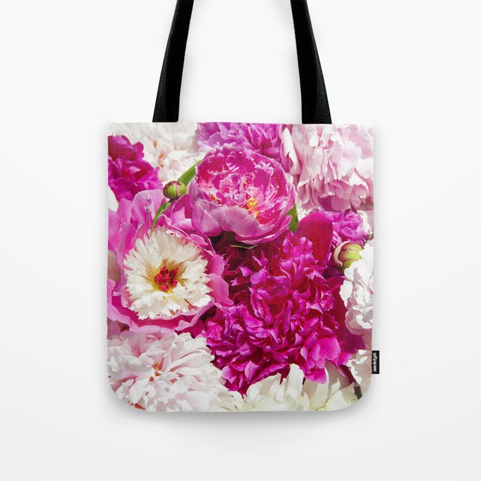 Pink Peony Perfection Tote Bag