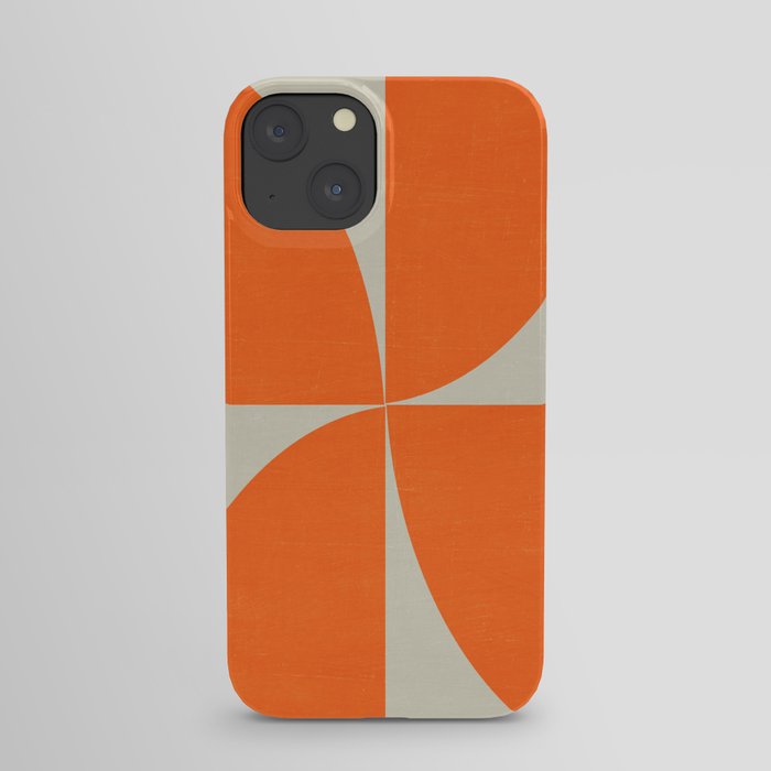 mod petals - orange iPhone Case