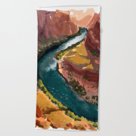 The Grand Canyon Beach Towel