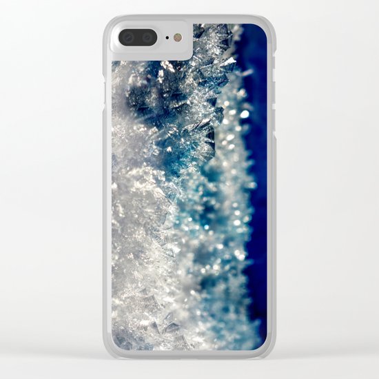 Frozen Beauty Clear iPhone Case