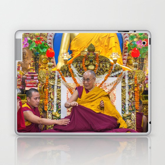 The 14th Dalai Lama - Tenzin Gyatso - from Tibet, in exile in India Laptop & iPad Skin
