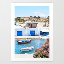 206. Fisherman's Village, Greece Art Print