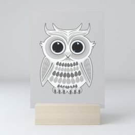 White Owl Mini Art Print