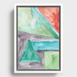 19   | 200131 | Organic Shapes Design | Watercolor Art | Minimalist Art Framed Canvas