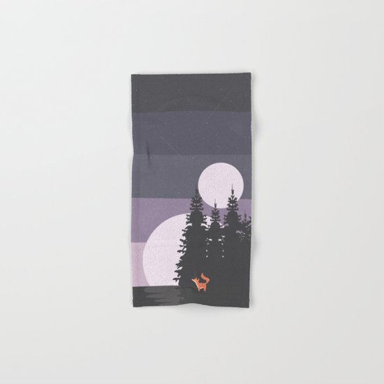 Two Moon Night Hand & Bath Towel