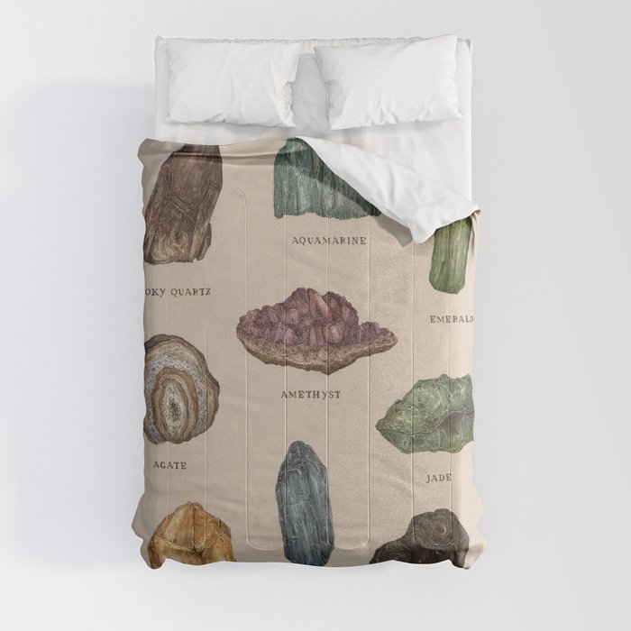 Gems and Minerals Comforter