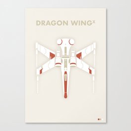 Dragon Wing X Canvas Print