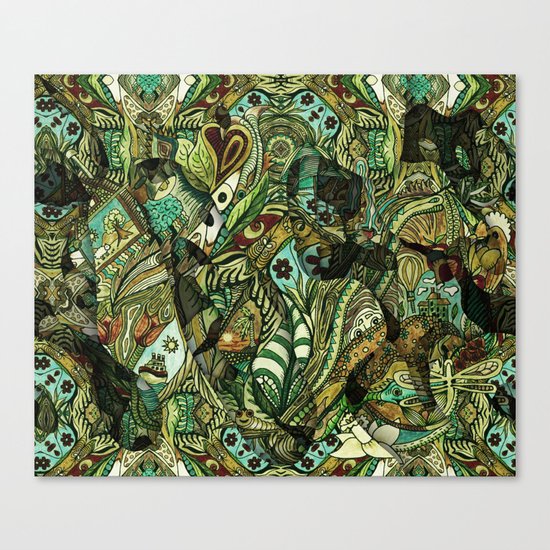 Journey thru the mind to see what makes you shine Canvas Print