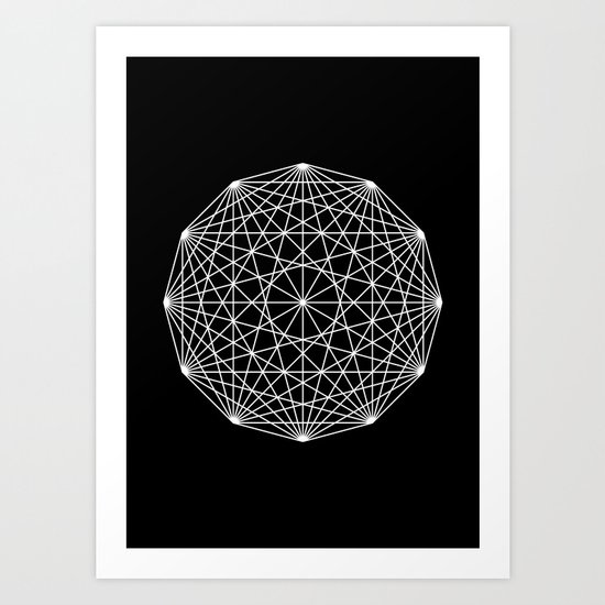 ENERGY MANDALA Art Print