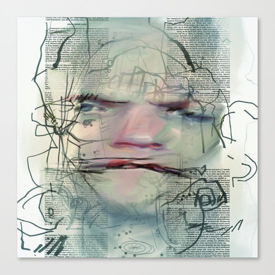 Byline Canvas Print