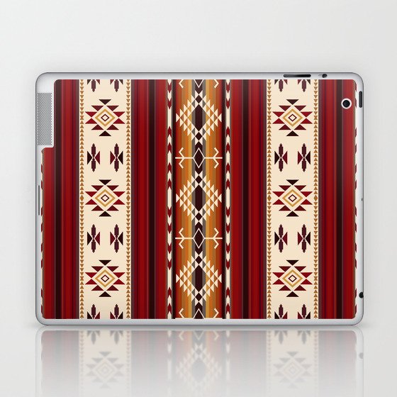 Amber Fire Native American Tribal Pattern Laptop & iPad Skin