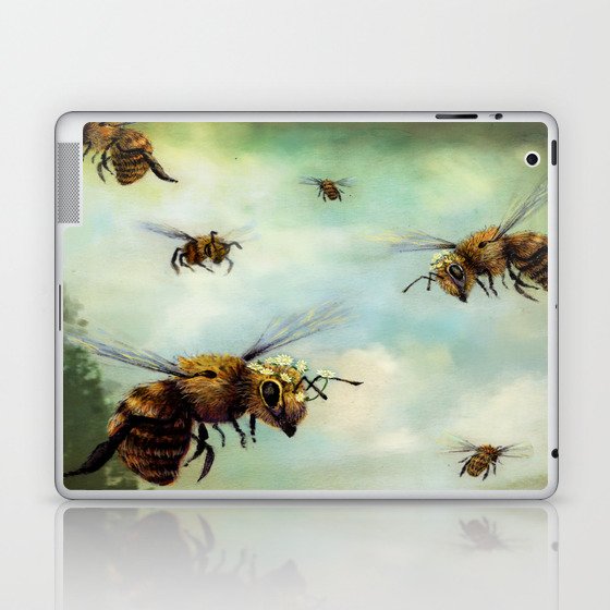Crown of Bees Laptop & iPad Skin