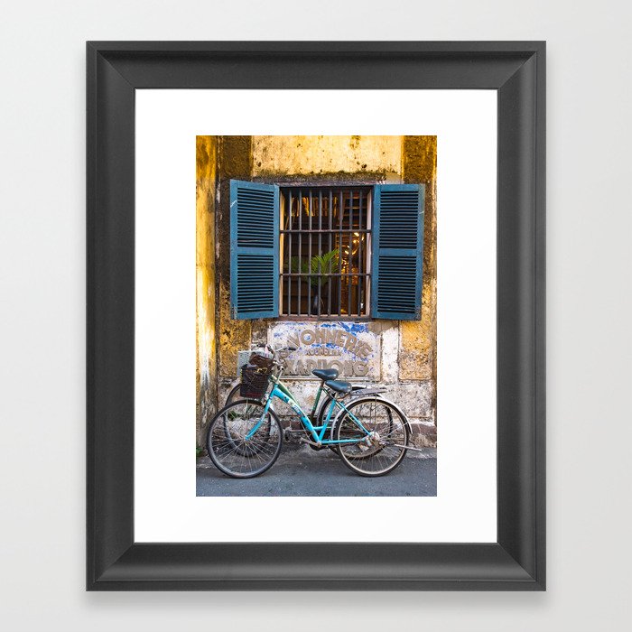 Savonnerie and Bicycles, Hoi An Ancient Town, Vietnam Framed Art Print