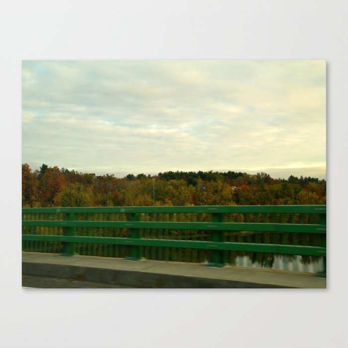 Just another fall drive. Canvas Print