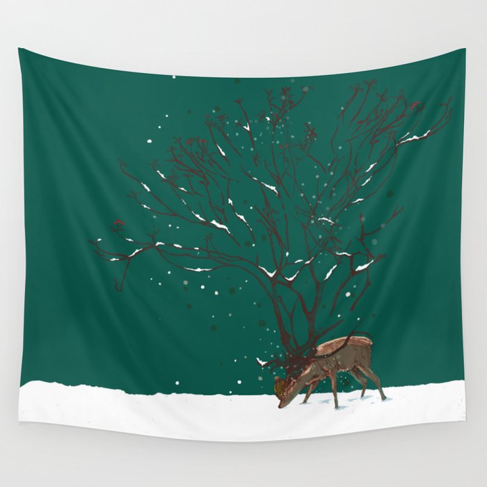 Winter Is All Over You Wall Tapestry