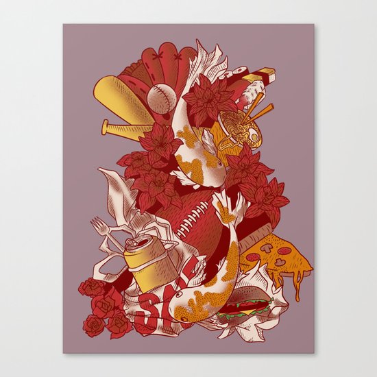 KOI Canvas Print