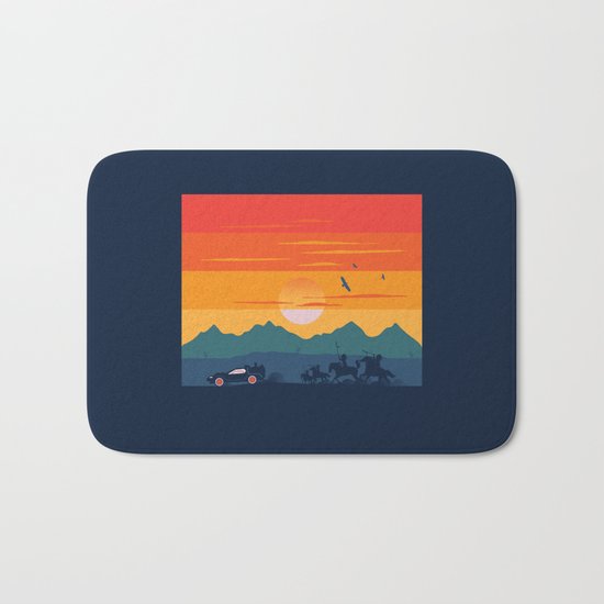 Back to the Wild West Bath Mat