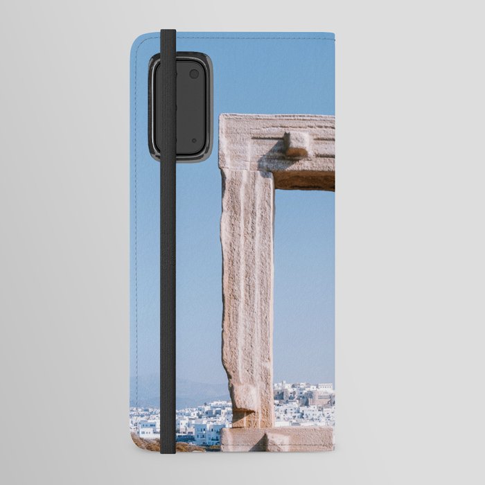 Ancient Ruin on the Greek Island of Naxos | Vibrant & Authentic Travel Photography Fine Art  Android Wallet Case