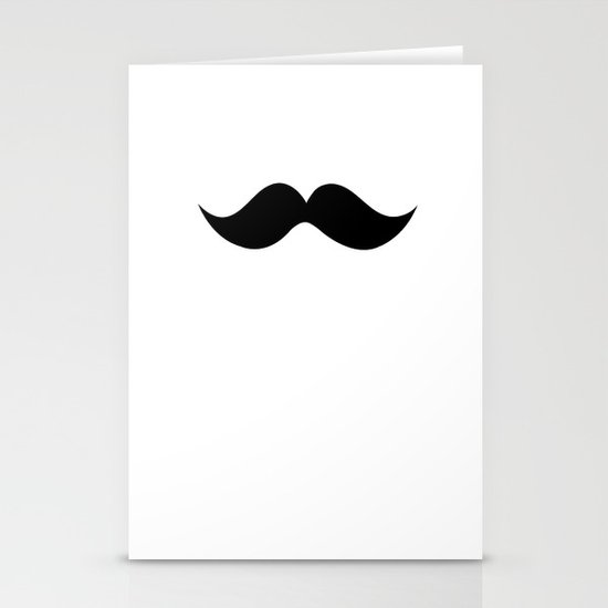 Mustache Stationery Cards